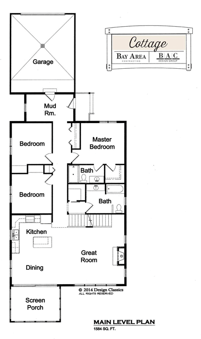 Main level plan