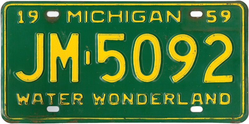 Michigan Water Wonderland Plate