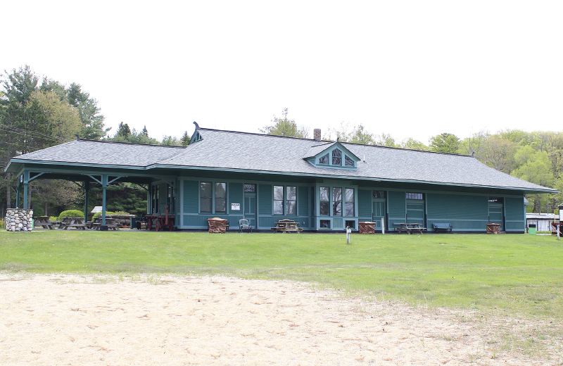Pere Marquette Train Depot in Alden