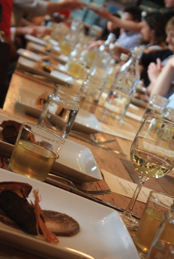Hard cider dining