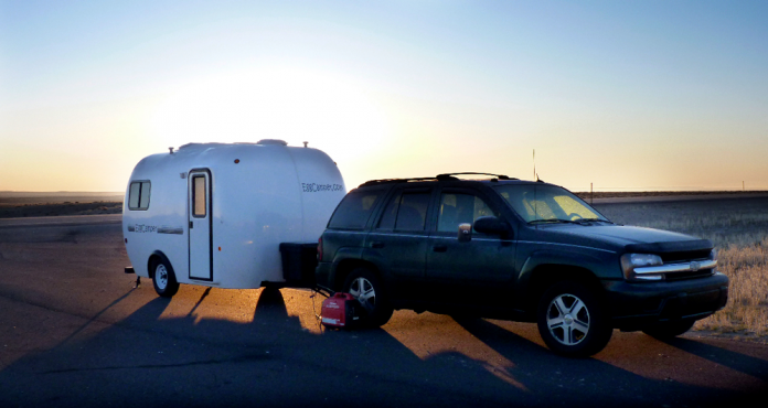 RV at Sunset