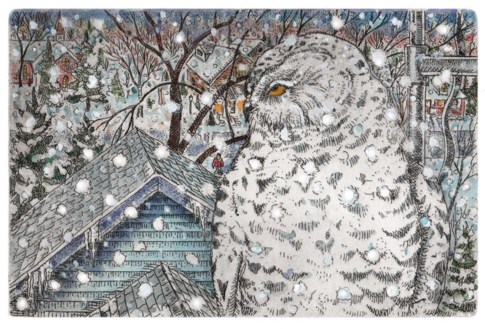 Snowy Owl Dennis Winter Art Snowy Owl Dennis Winter Art