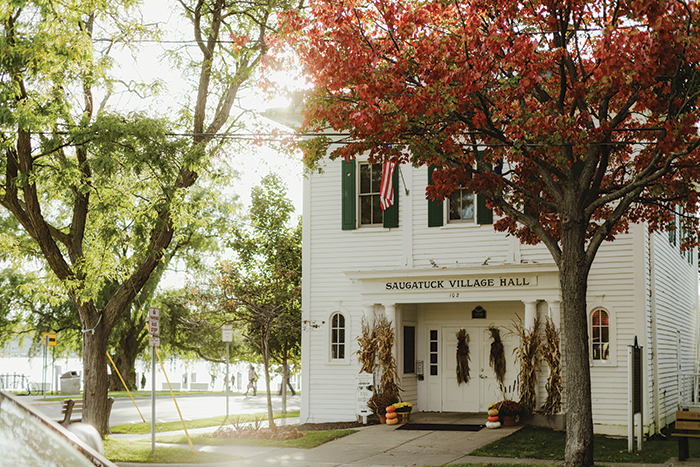 Saugatuck Village Hall is just one of the many architurally charming buildings around this west Michigan community.