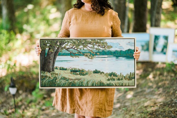 RebeccaDeneau-LakeDayCollection-210 Rebecca Deneau artwork