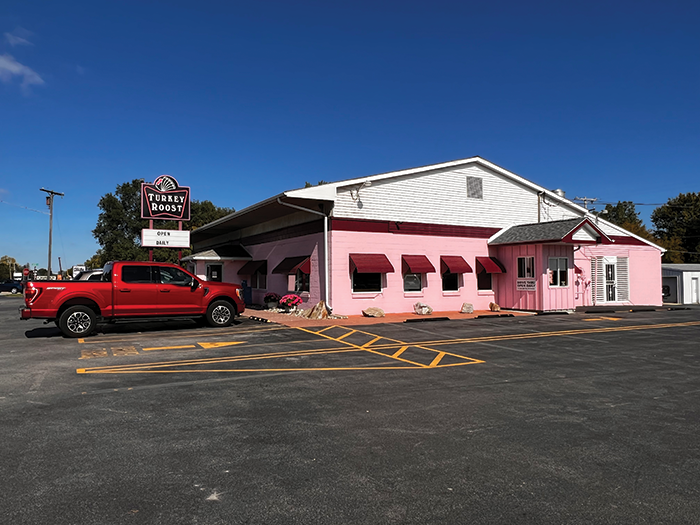 The Turkey Roost is a frequent stop for locals and travelers on M-13.